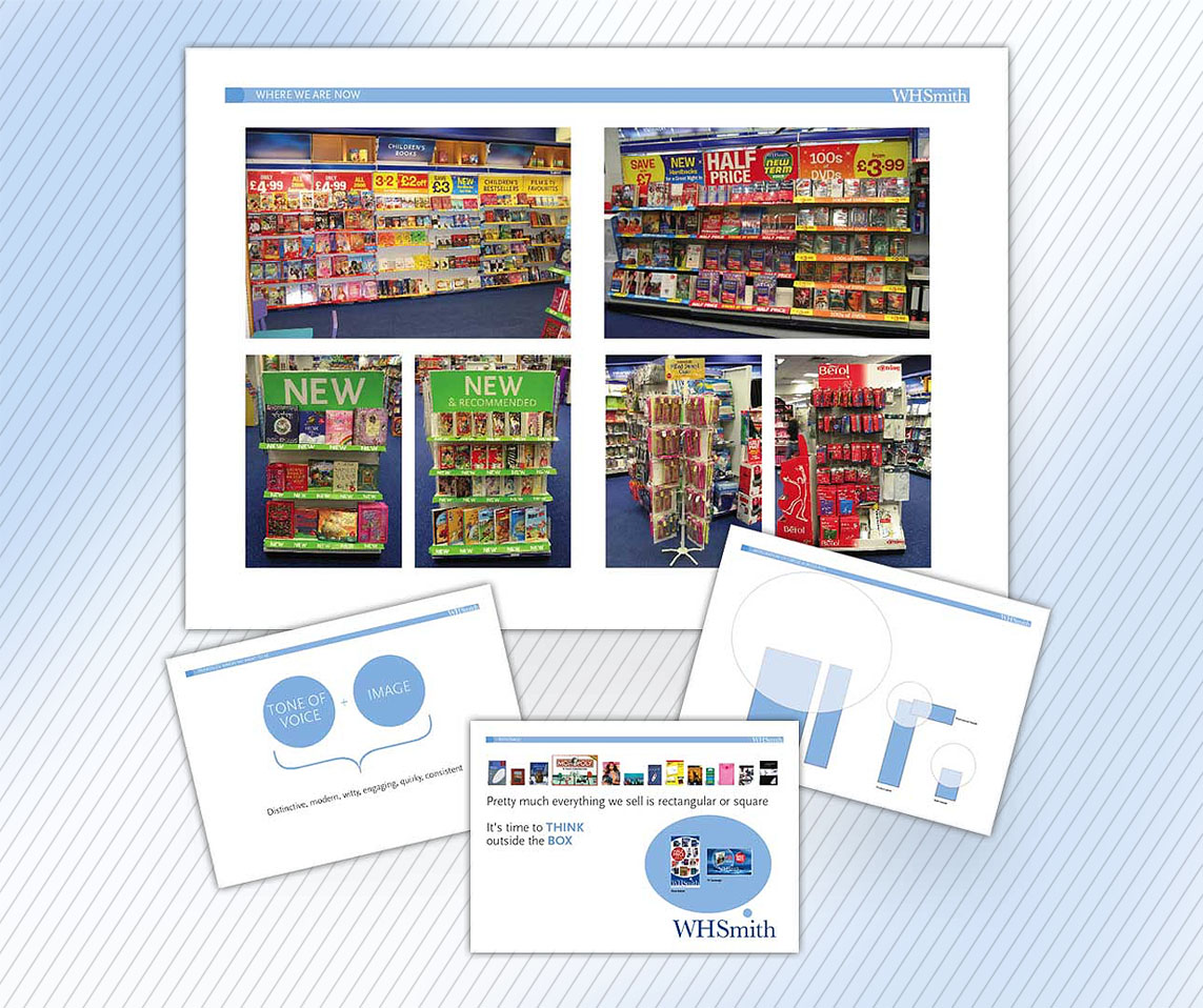 WHSmith store graphic rationelle